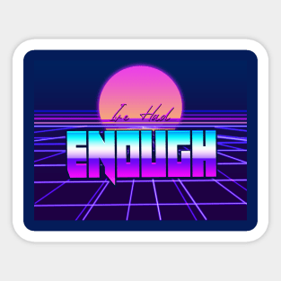 80's are back babey Sticker